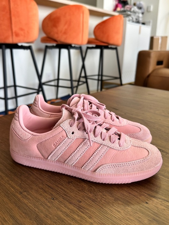 adidas Shoes - Adidas Samba OG W Pink Suede Sneakers 🌸✨